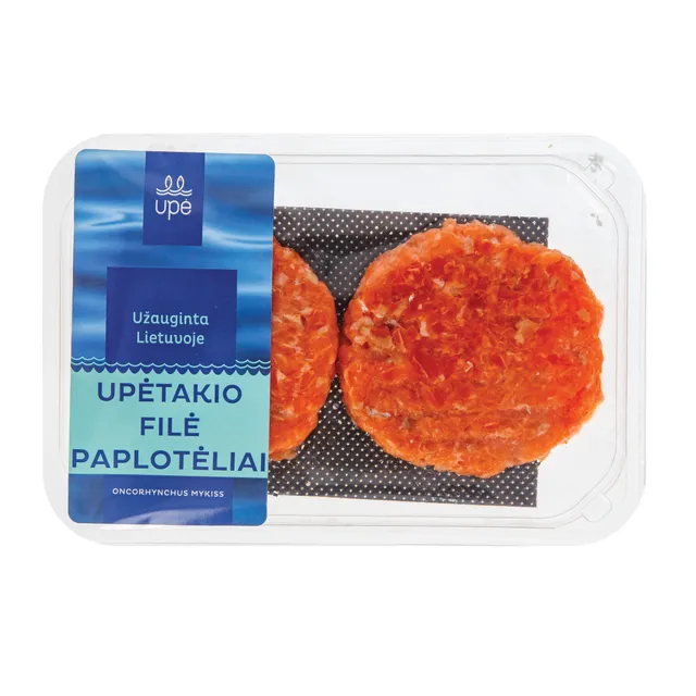 Upėtakio file paplotėliai (2x100 g.) (Oncorhynchus mykiss)