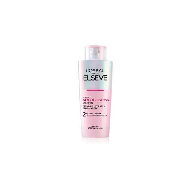 Shampoo for shiny hair ELSEVE GLYCOLIC GLOSS, 400 ml