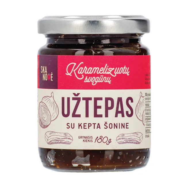Намаз из карамелизированного лука с беконом SKANOVĖ