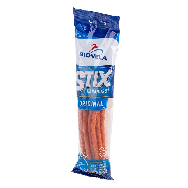 Karštai rūkytos kabanossi STIX lazdelės, 100 g