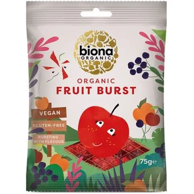 Ekologiški guminukai FRUIT BURST, 75 g