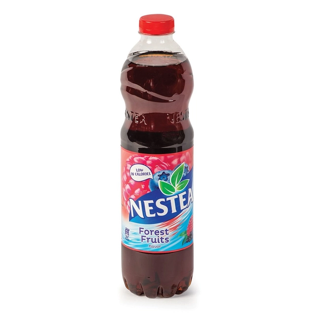 Negazuotas miško uogų skonio gėrimas su juodosios arbatos ekstraktu NESTEA, 1,5 l