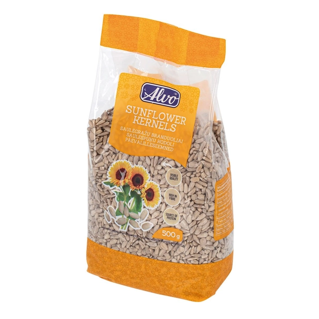 Saulėgrąžų branduoliai ALVO, 500 g