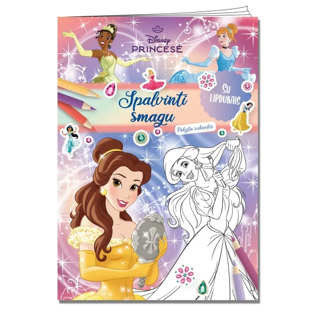 Knyga PRINCESĖ. SPALVINTI SMAGU