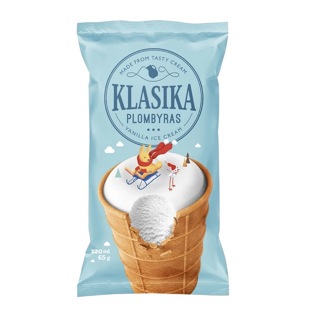 Vanilinis plombyras KLASIKA, 120 ml
