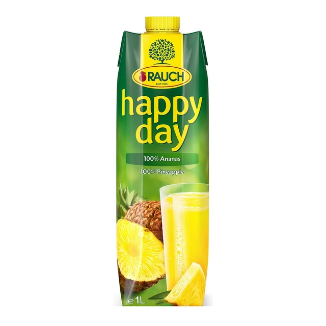 Ananasų sultys 100% HAPPY DAY, 1 l