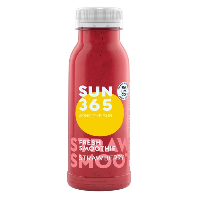 Strawberry and banana fruit cocktail SUN365, 250 ml