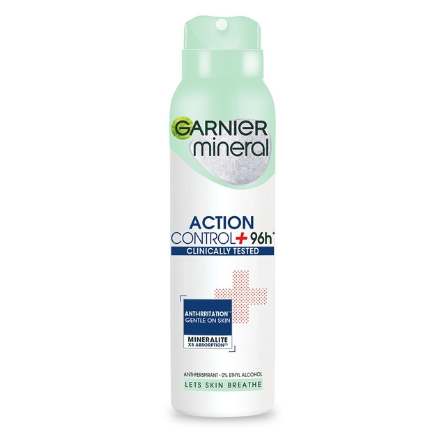 Dezodorantas moterims GAR DEO MINERAL ACTION CONTROL CLINICAL, 150 ml