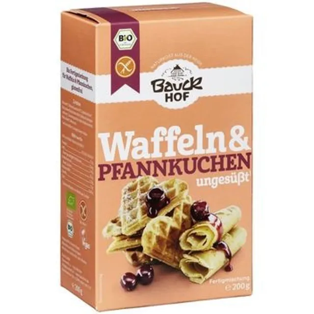 Ekologiškas ruošinys vafliams ir blynams BAUCK HOF, 200 g