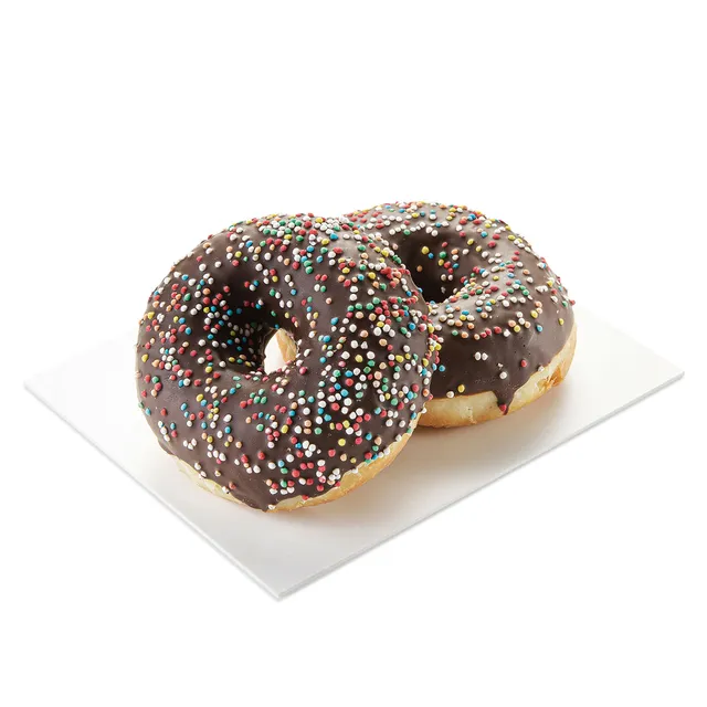 Пончик с какао глазурью DONUTS (размороженный), 55 г
