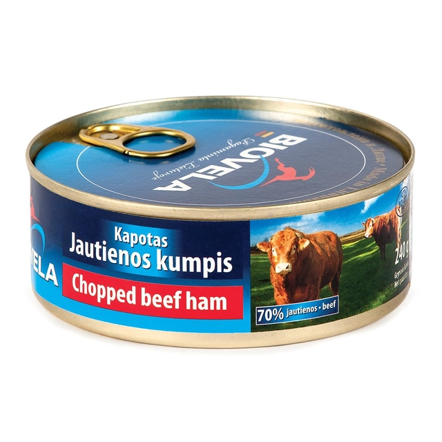 Chopped beef ham BIOVELA, 240 g
