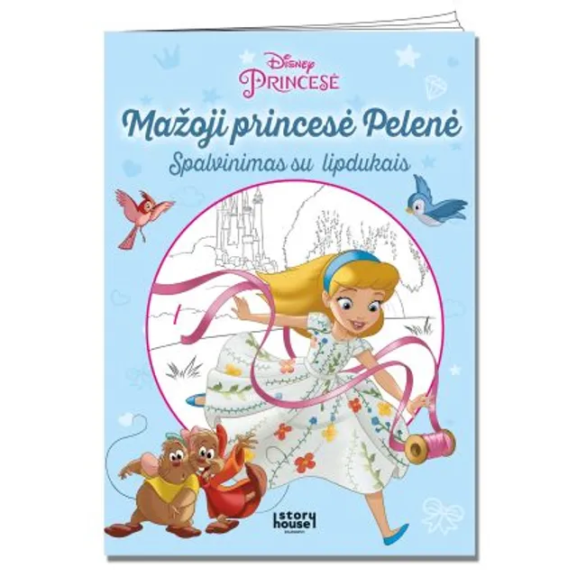 Knyga PRINCESĖ.SPALVINIMAS SU LIPDUKAIS