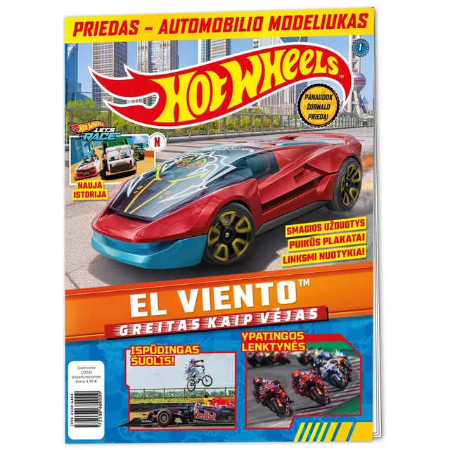 Žurnalas HOT WHEELS, 1 vnt.