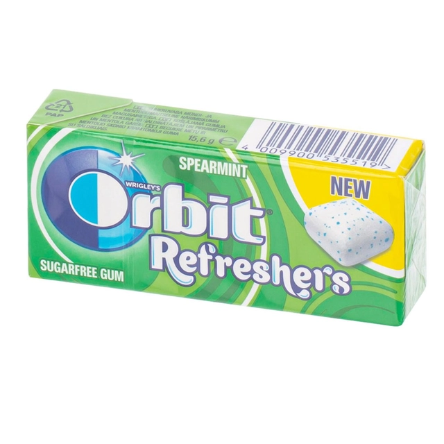 Chewing gum cubes REFRESHERS SPEARMINT, 15.6 g