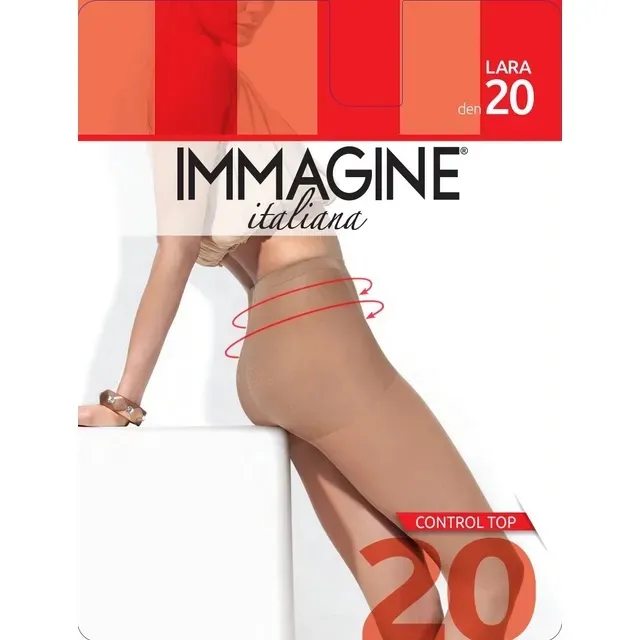 Moteriškos pėdkelnės IMMAGINE LARA 20 DEN, 4 dydis, spalva NEUTRO