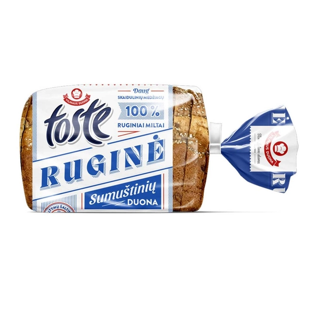 Ruginė sumuštinių duona TOSTE, 370 g