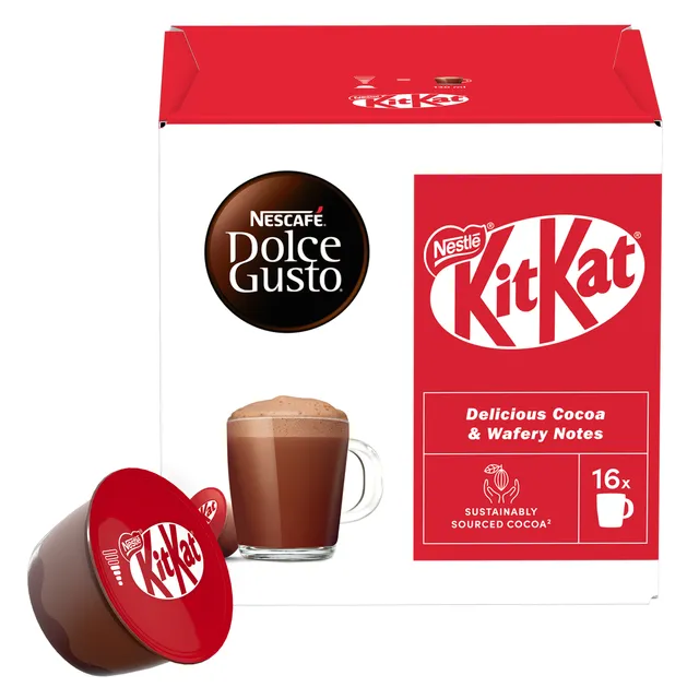 Kakavos kapsulės NESCAFE DOLCE GUSTO KIT KAT, 16 vnt.