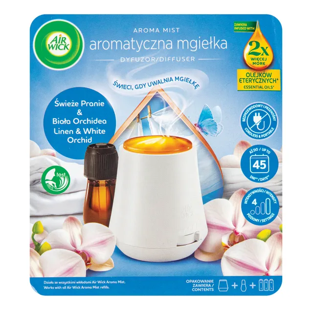 AIR WICK LINEN & ORCHID AM aut.oro gaiviklis, 20ml