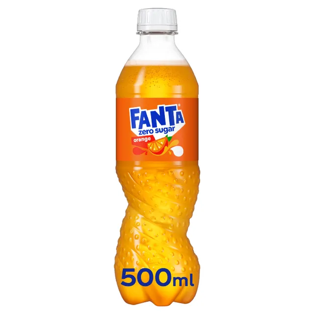 Apelsinų skonio gazuotas gėrimas FANTA ZERO, 500 ml