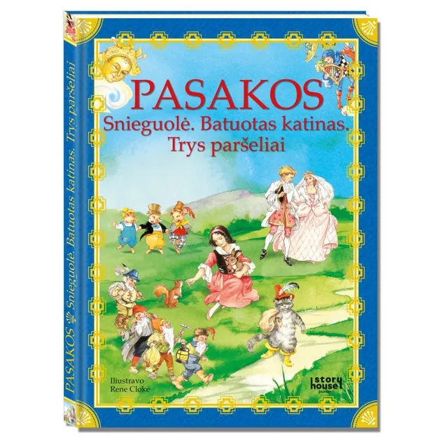 Knyga PASAKOS SNIEGUOLĖ. BATUOTAS KATINAS. TRYS PARŠELIAI