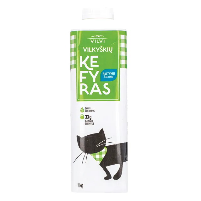 Kefyras VILKYŠKIŲ, 2,5% rieb., 1 kg