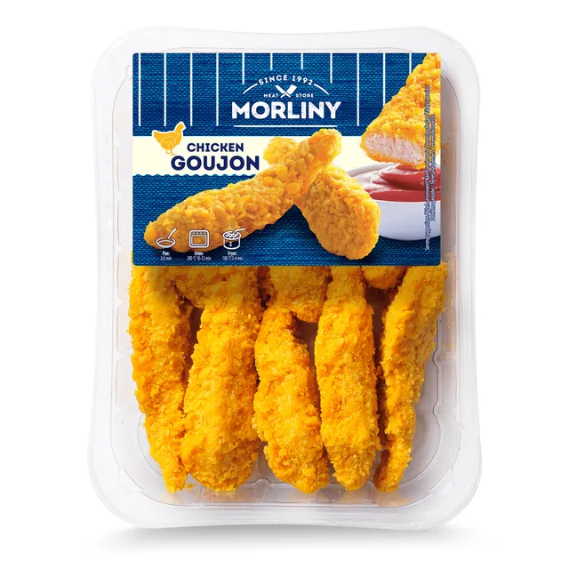Kepti vištienos filė gabalėliai džiūvėsėliuose MORLINY, 350 g