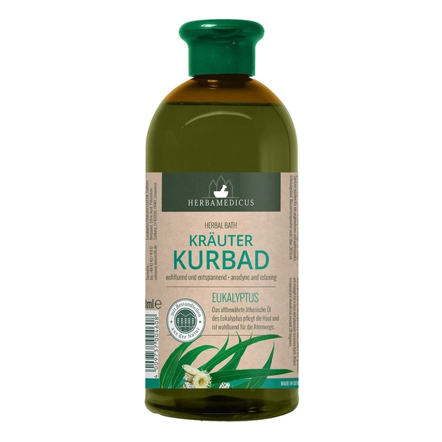 Eucalyptus scented bath oil HERBAMEDICUS, 500 ml