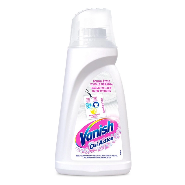 Dėmių valiklis VANISH OXIACTION WHITE, 1 l
