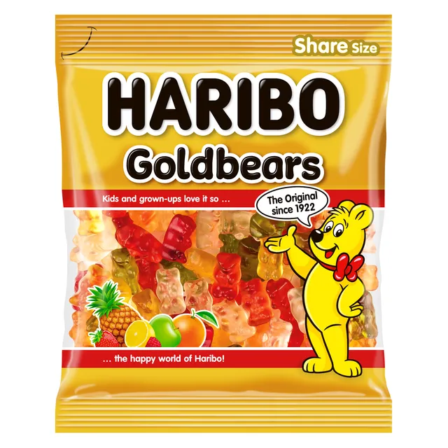 Haribo жевательные мишки AUKSINIAI MEŠKUČIAI, 175 г