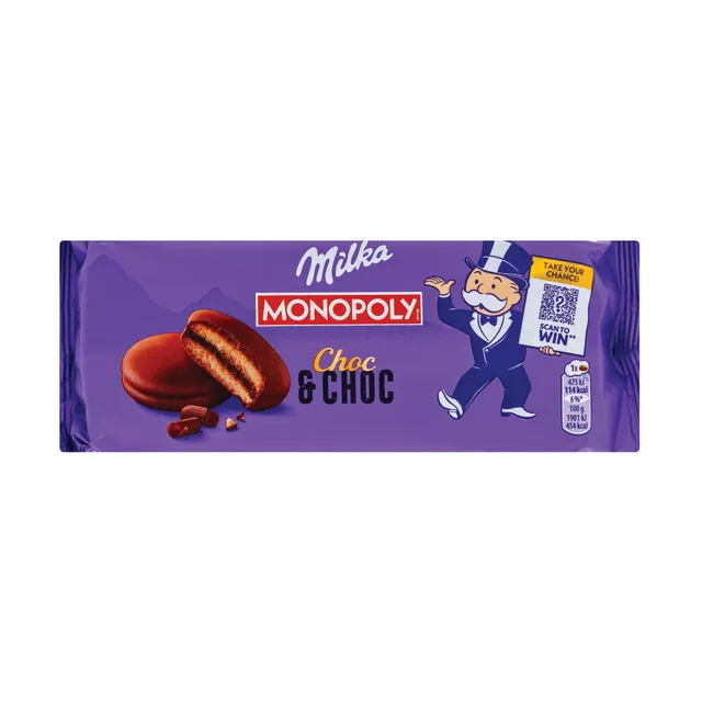 Cookies MILKA CHOC&CHOC, 150 g