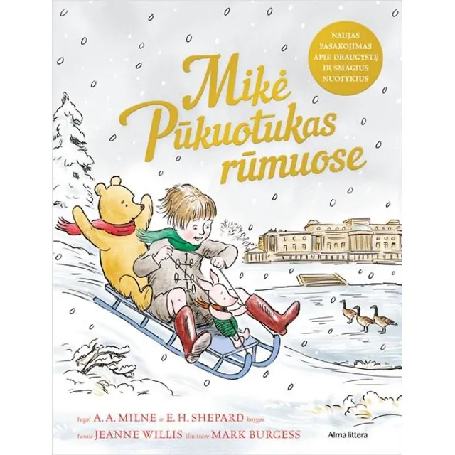 Knyga MIKĖ PŪKUOTUKAS RŪMUOSE