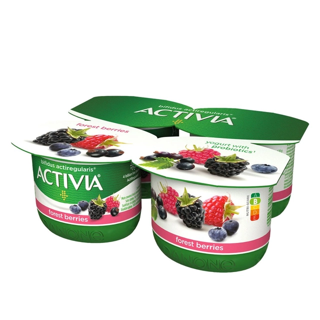 Jogurtas su miško uogomis ACTIVIA, 2,6% rieb., 480 g