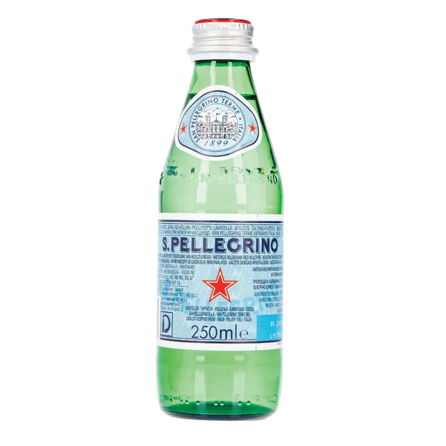 Gazuotas mineralinis vanduo S.PELLEGRINO, 250 ml