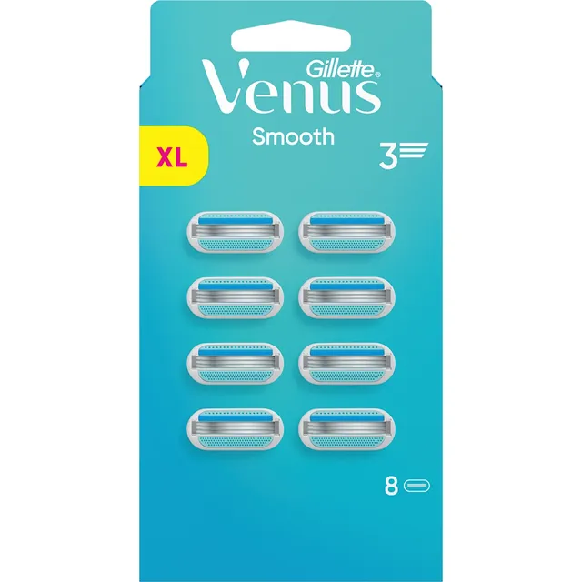 Skustuvo galvutės VENUS SMOOTH, 8 vnt.