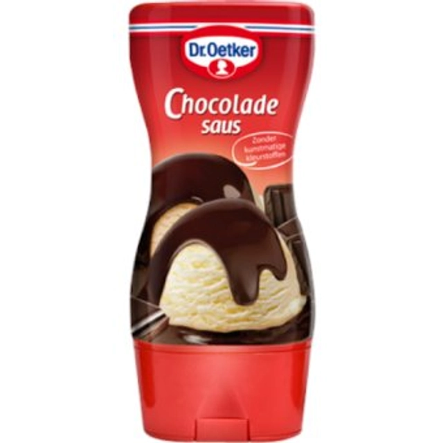 Chocolate flavored dessert sauce DR. OETKER, 200 g