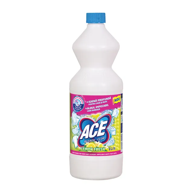 Жидкий отбеливатель для тканей ACE LEMON, 1 л