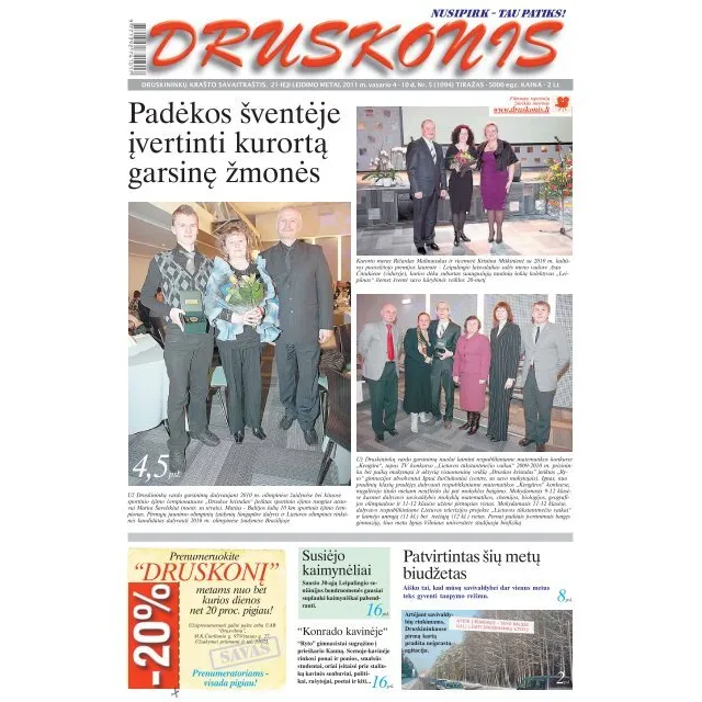 Laikraštis DRUSKONIS