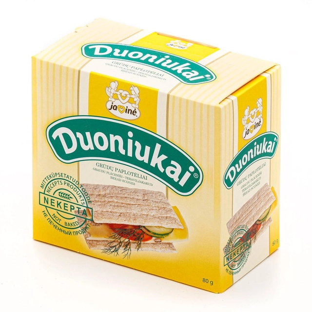 Grain crackers DUONIUKAI, 80 g