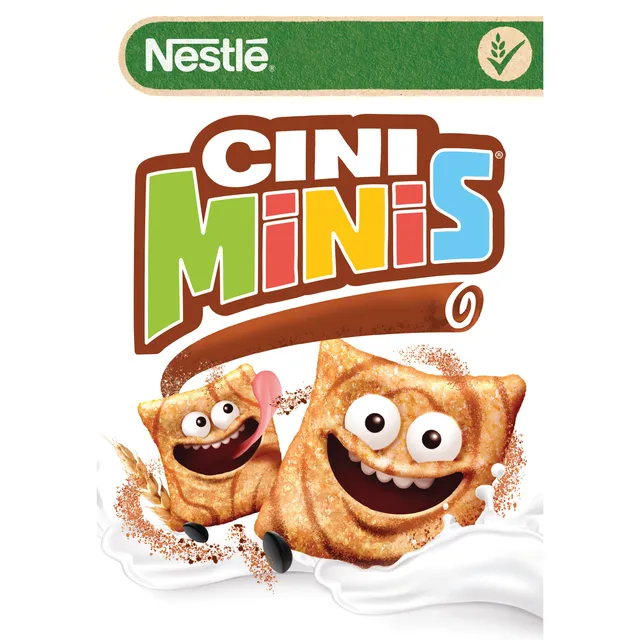 Пшеничные квадратики с корицей NESTLE CINI MINIS, 375 г