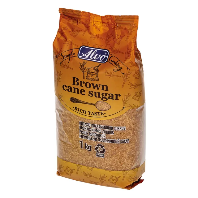Rudasis cukrus ALVO, 1 kg