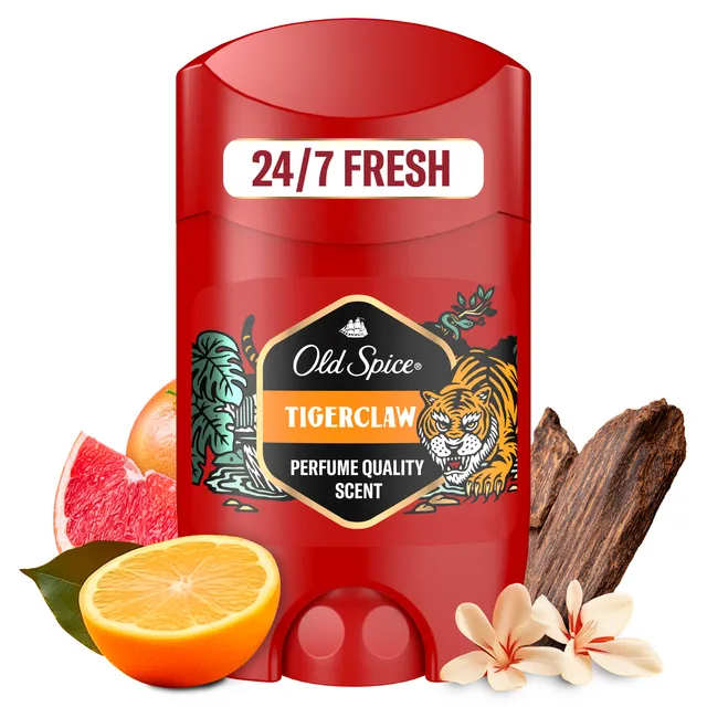 Pieštukinis dezodorantas OLD SPICE TIGER CLAW, 50 ml