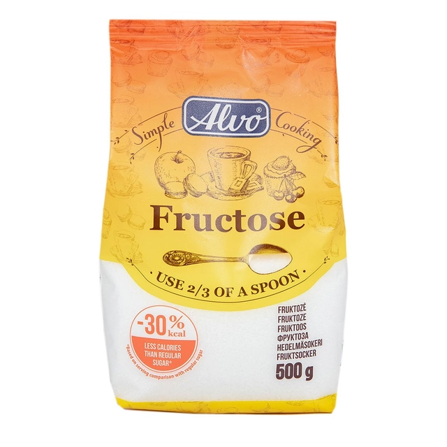 Kristalizuota fruktozė ALVO, 500 g