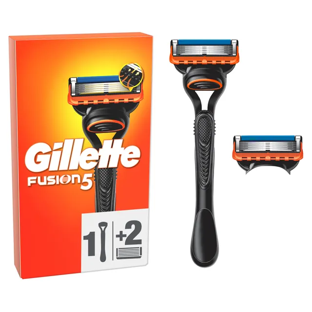 Skustuvas GILLETTE FUSION + 2 galvutės,  1 vnt.