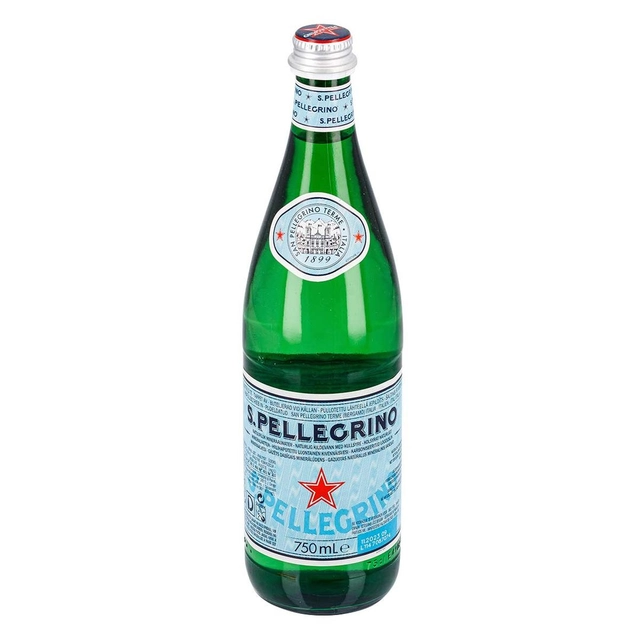 Gazuotas mineralinis vanduo S. PELLEGRINO, 750 ml