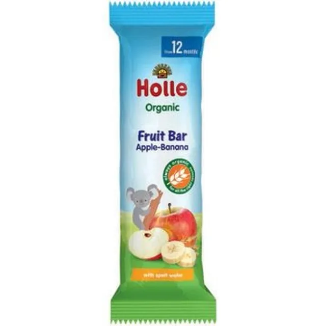 Фруктовый батончик с яблоками и бананами HOLLE, 25 г