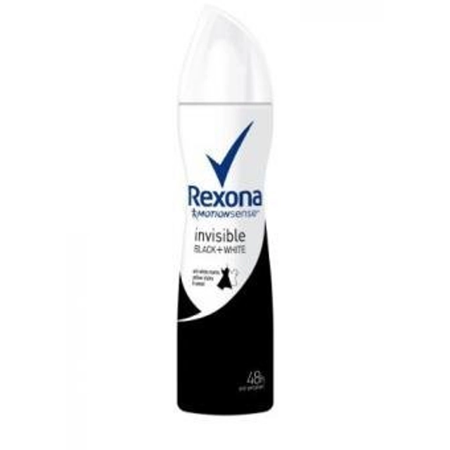Спрей-дезодорант REXONA INVISIBLE BLACK AND WHITE, 150 мл