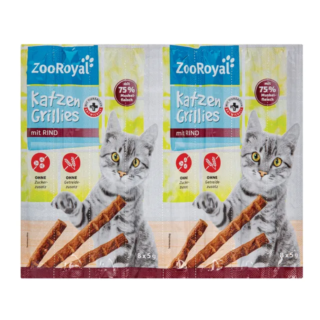 Добавка к корму для кошек с говядиной ZOOROYAL, 40 г