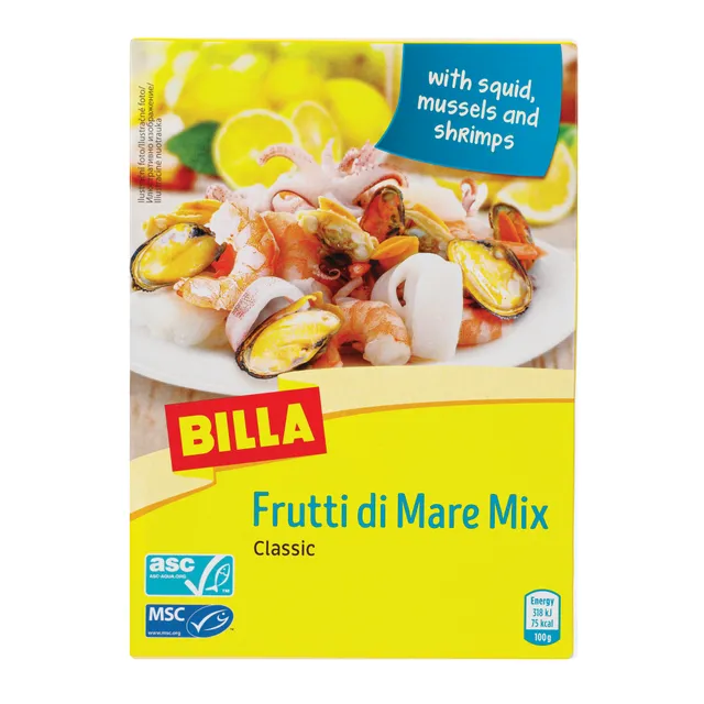 Смешанные морепродукты BILLA FRUTTI DI MARE, 300 г