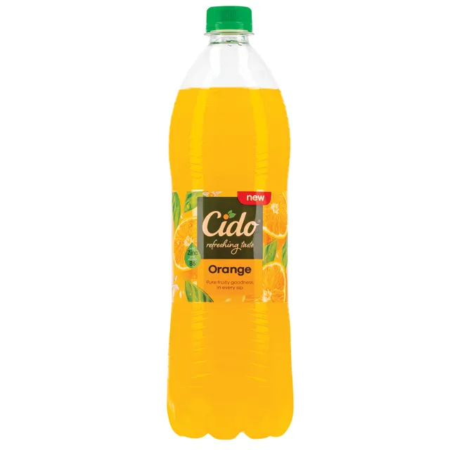 Negazuotas gaivusis gėrimas su apelsinų sultimis CIDO, 1 l