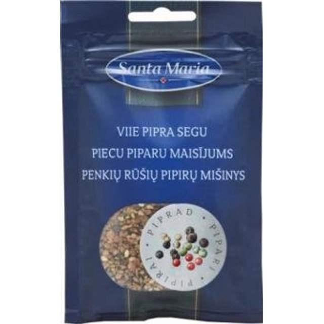 5 pipirų mišinys SANTA MARIA, 25 g